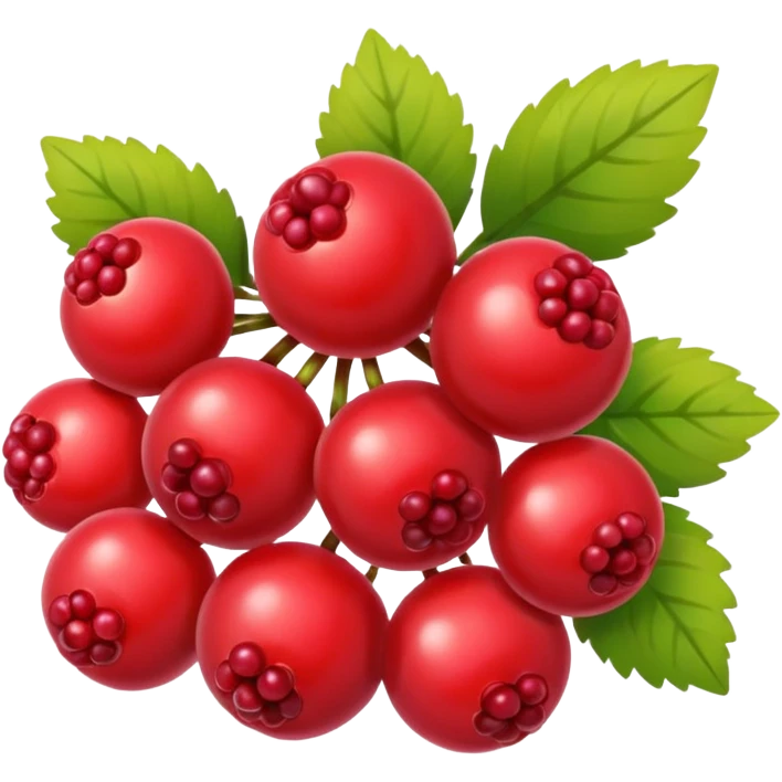 Red berries emoji