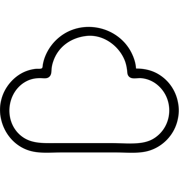 облако с 4 выступами emoji