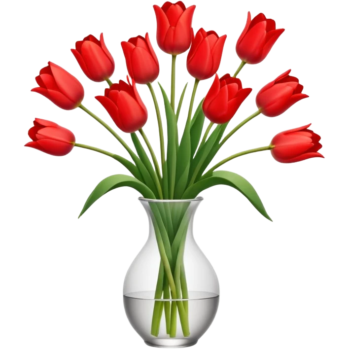 Minimalistic flat vector icon, iOS style, thin black contour on white background. Flower bouquet arranged in a simple vase. Clean, elegant, no text, no shadows.
 emoji