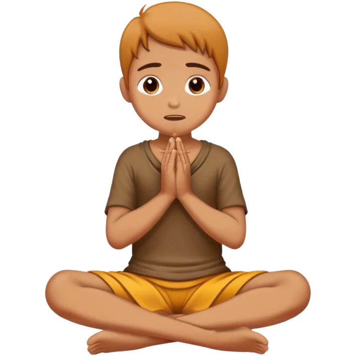  on their knees begging with hands clasped together and pleading expression emoji