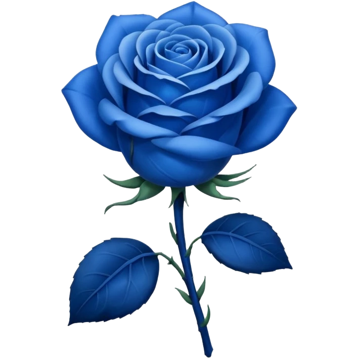 🌹💙flor azul emoji