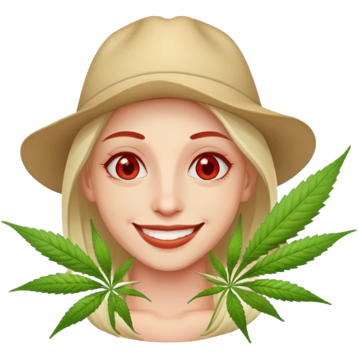 High off weed emoji