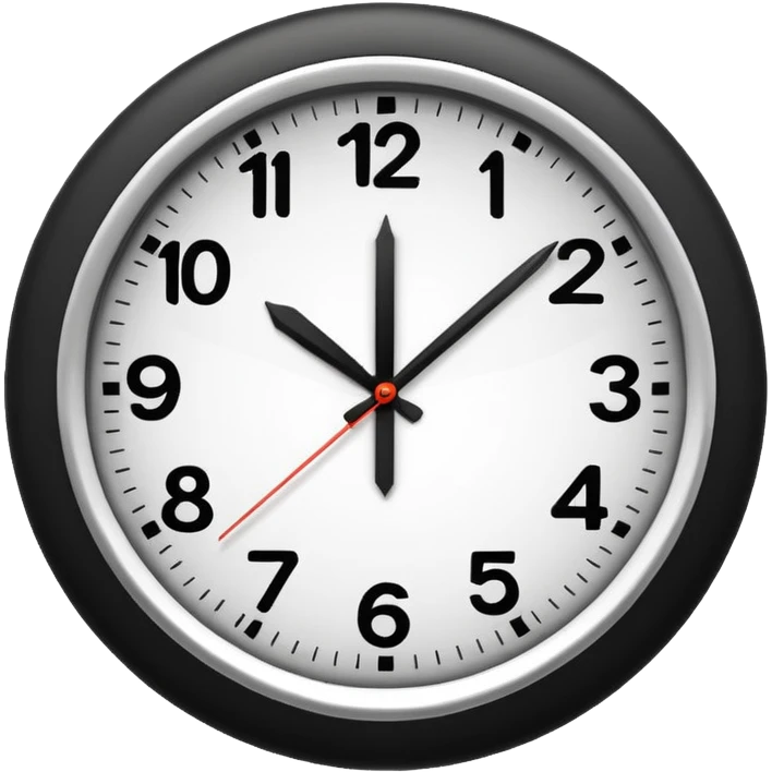 simlpe clock emoji