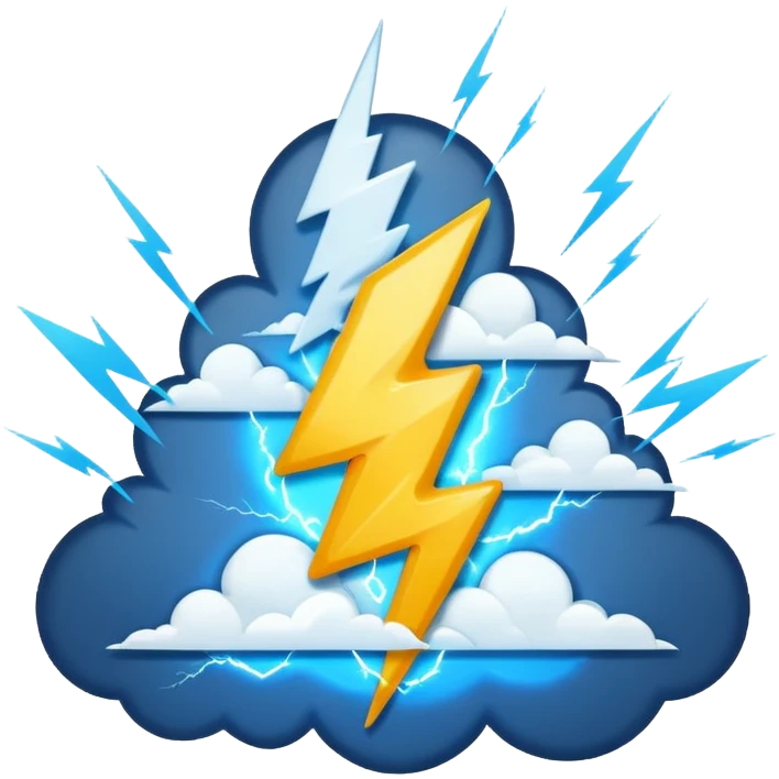 lightning emoji