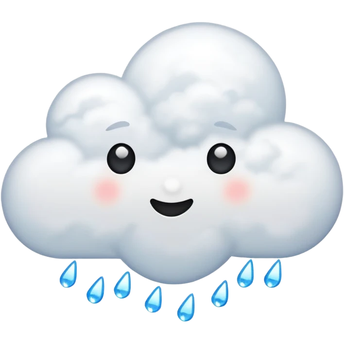 cloud with sparkles  emoji