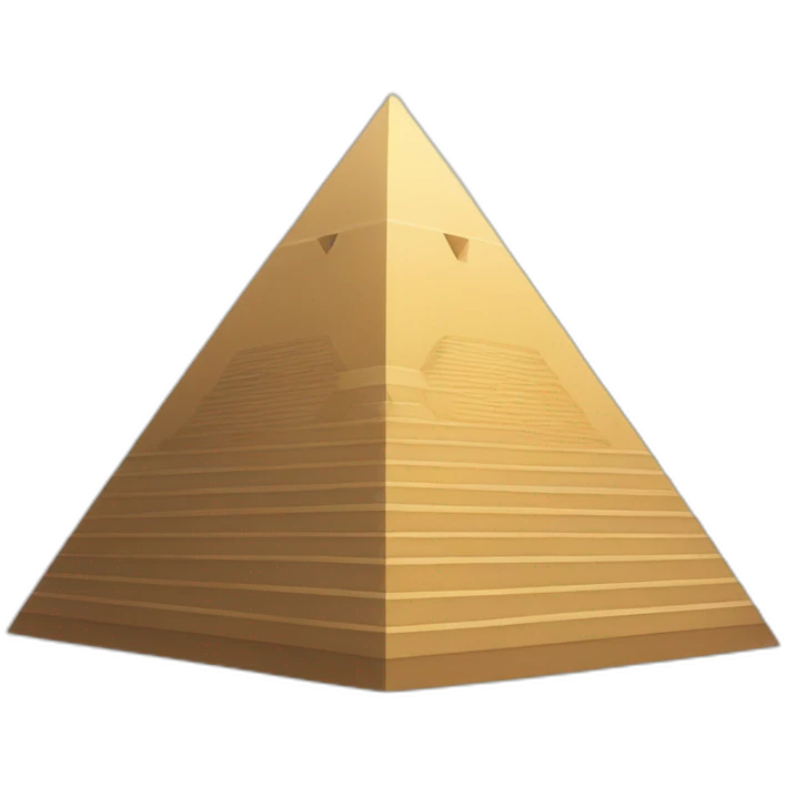 pyramid minimalist emoji