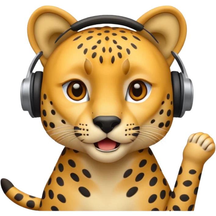 Cheetah podcast emoji