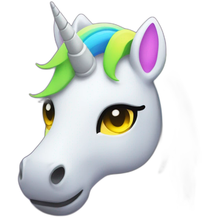 GitHub icon neon unicorn emoji