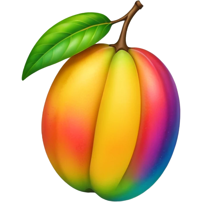 Rainbow Mango emoji
