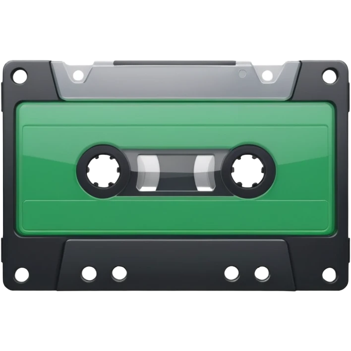 green video cassette emoji