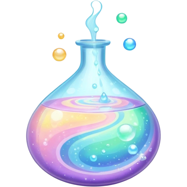 Sparkling pastel potion emoji