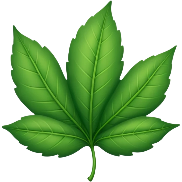 a single leaf simpler emoji