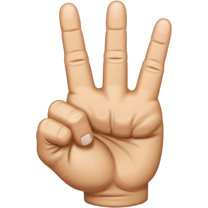 Angry middle finger emoji
