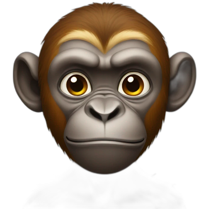 strong monkey emoji