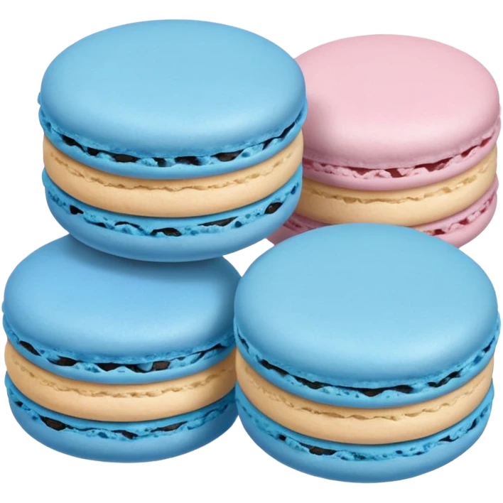 blue macaro  emoji