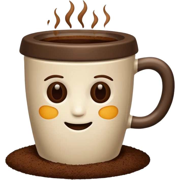 COFFEE CUP AND GROUNDS emoji