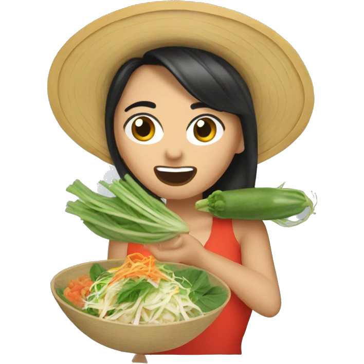 lao papaya salad emoji