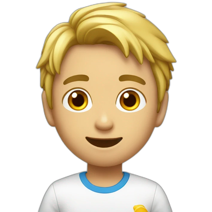 niño jugando videojuegos emoji