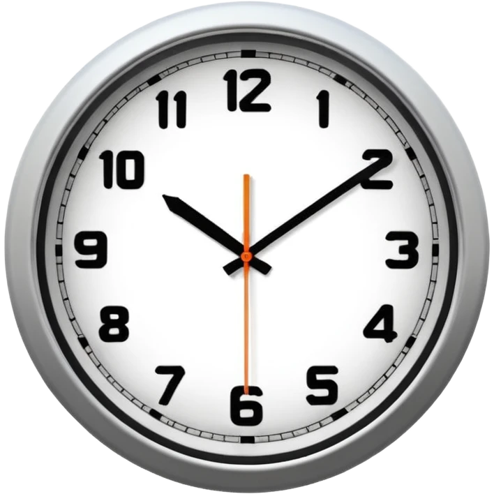wall clock emoji