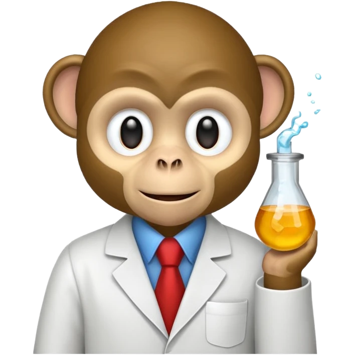scienist monkey emoji