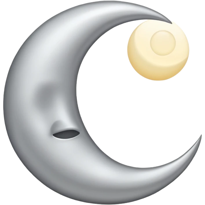 half moon emoji