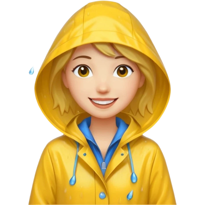 woman caught in the rain emoji