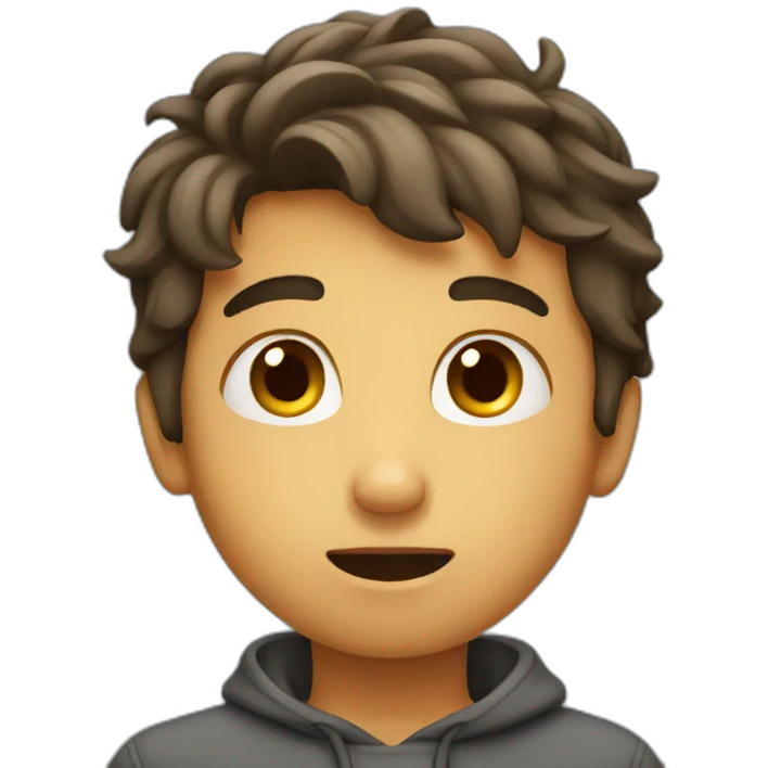 boy questioning emoji