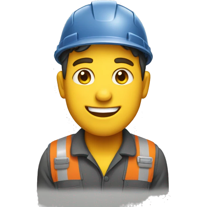 happy worker emoji