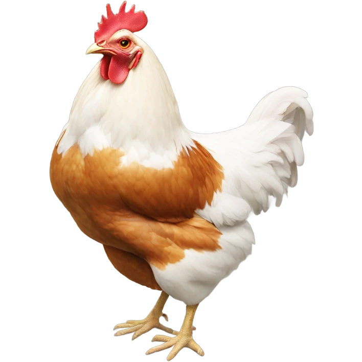 Chicken butt emoji