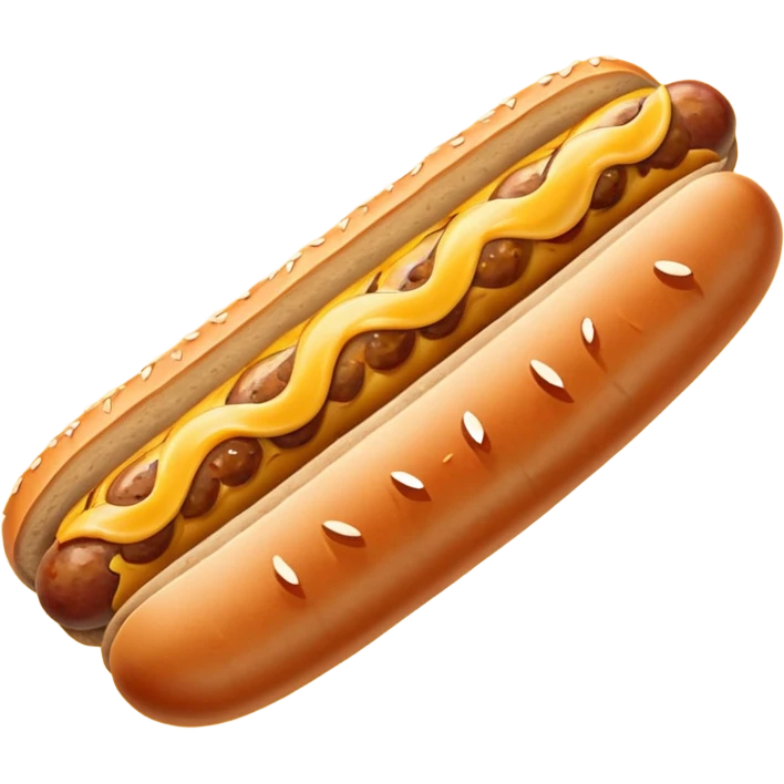 one mustard sausage  emoji