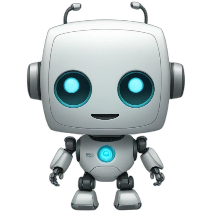 cute robot happy emoji