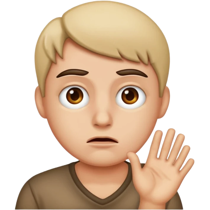 Disgusted emoji