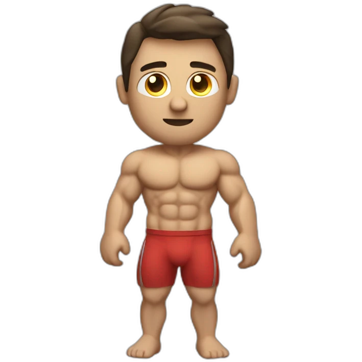 Muscle chatgpt coding guy Mediterranean emoji