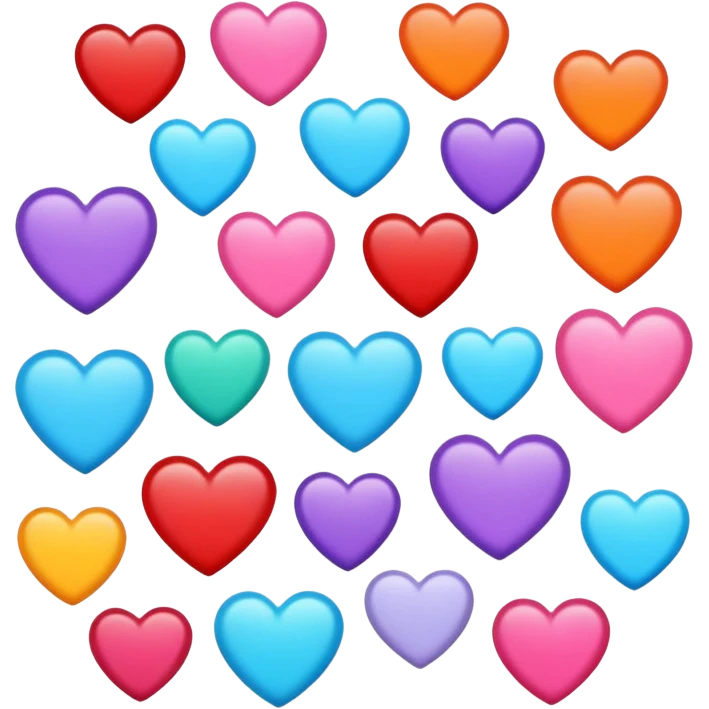 🩷❤️🧡💛💜🤎🤍💙🩵💚🖤🩶 emoji