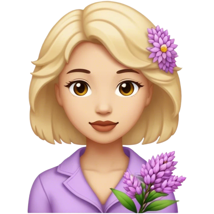 Heather Flower emoji