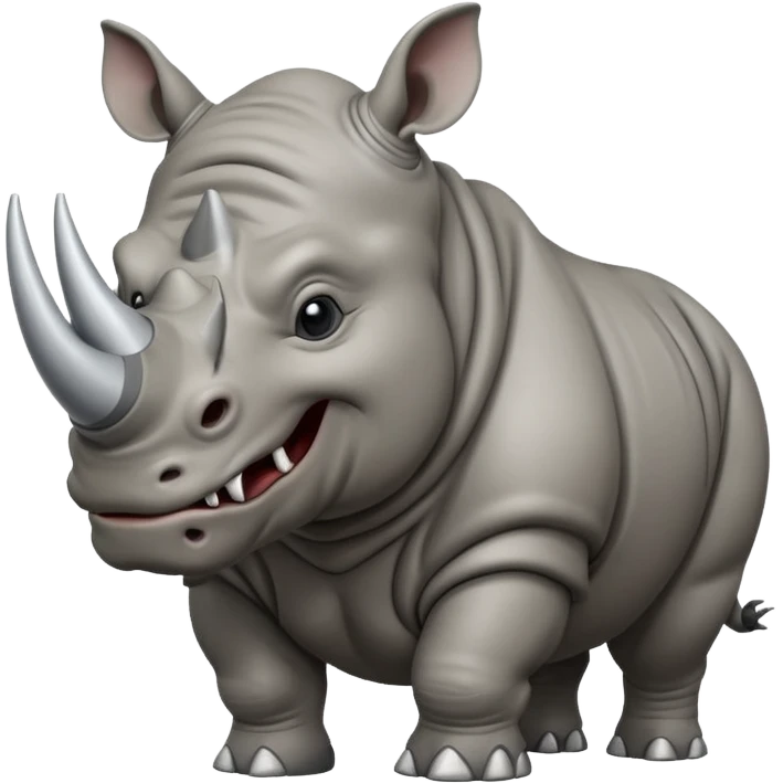 angry rhinoceros emoji