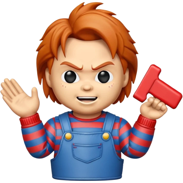 Un emojin de chuky emoji