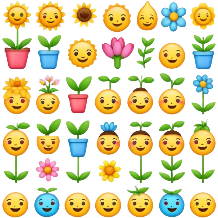  cute spring emojis emoji