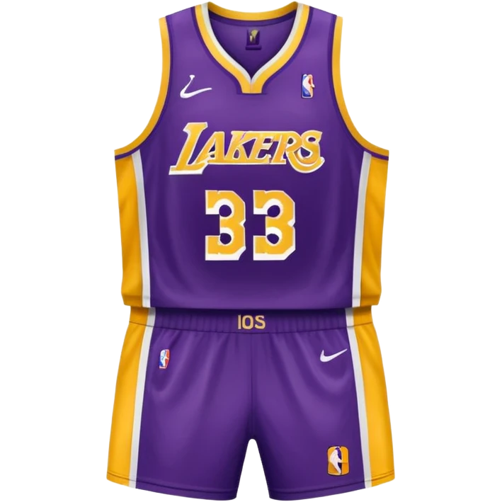 Uniforme de los lakers emoji
