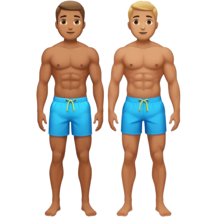 A man without clothes ful body emoji
