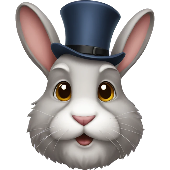 rabbit with beard emoji