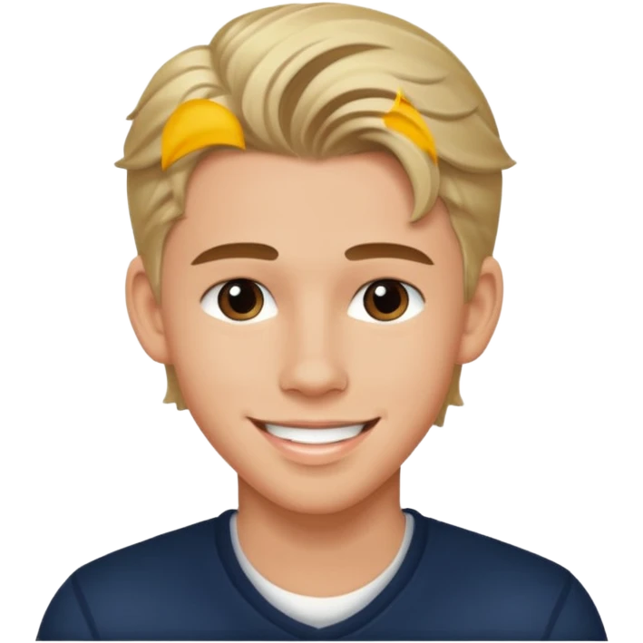 Austin Butler with a smile emoji