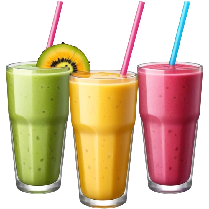 Half-Filled Glasses smoothie emoji