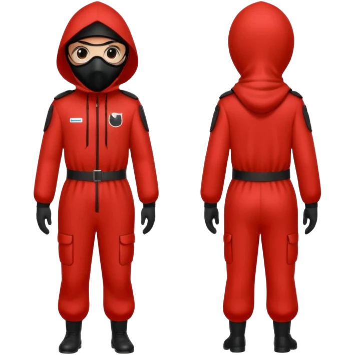 Un guardiq del juego del calamar emoji