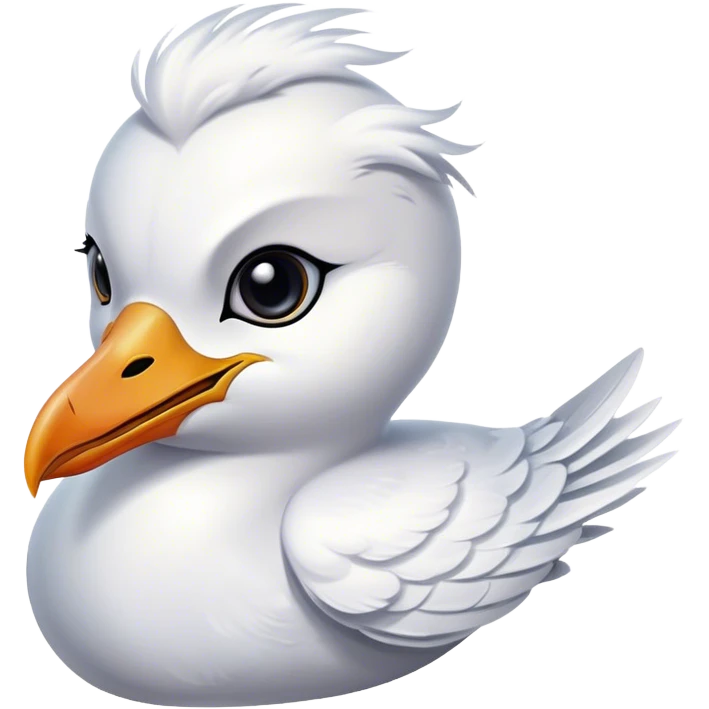 Part beat and part seagull emoji