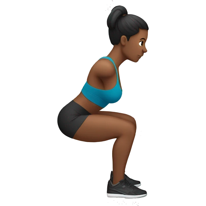 dumbell squat  emoji
