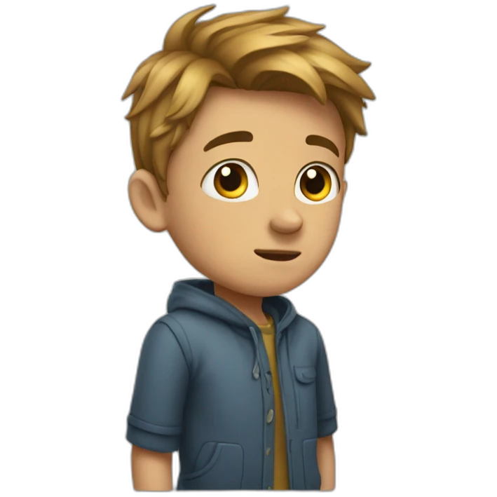 Boy consfused  emoji