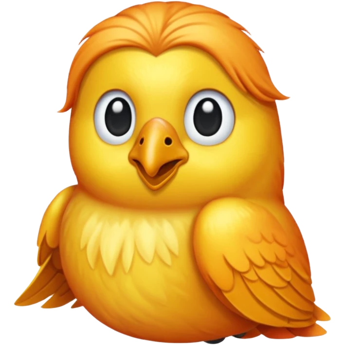  long haired bird emoji