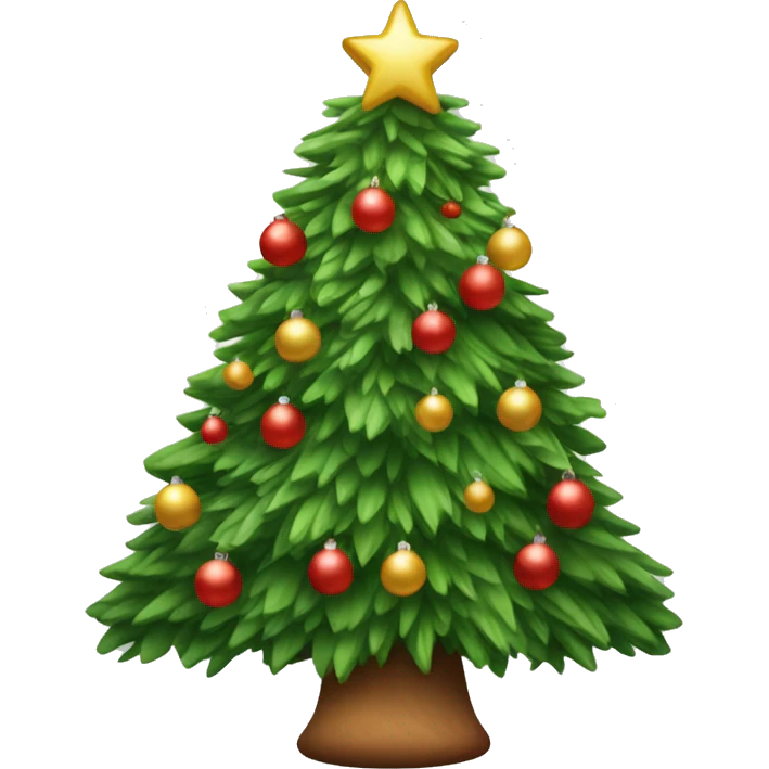 Christmas tree ￼ emoji