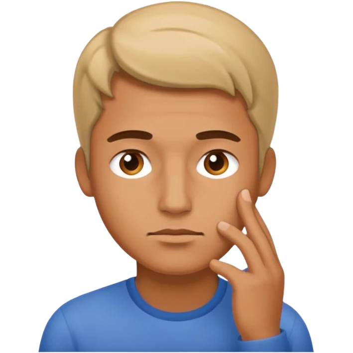 man thinking emoji